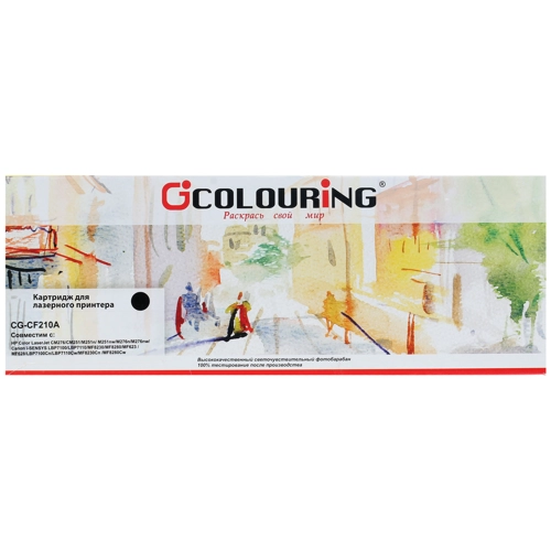 

Картридж лазерный Colouring CG-CF210A/731 (№131A/CF210A/731), черный, 1600 страниц, совместимый для CLJ Pro CM276/CM251/M251n/M251nw/M276n/M276nw/Canon i-SENSYS LBP7100/LBP7100Cn/LBP7110/LBP7110Cw/MF623/MF623Cn/MF628/MF628Cn/MF8230/MF8230Cn/MF8280/MF8280C