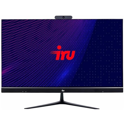 Моноблок IRU Агат 313 23.8" 1920x1080, Intel Core i3-10100 3.6GHz, 8Gb RAM, 256Gb SSD, WiFi, BT, Cam, noOS, черный, клавиатура, мышь (1851560) Внесен в реестр Минпромторга РФ б/у, после ремонта (замена модульных элементов), без существенных следов эксплуатации, полный комплект