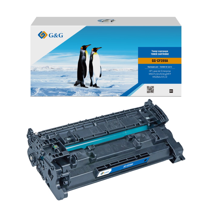 

Картридж лазерный G&G GG-CF289A (№89A/CF289A), черный, 5000 страниц, совместимый для LJ M507/MFP M528 без чипа
