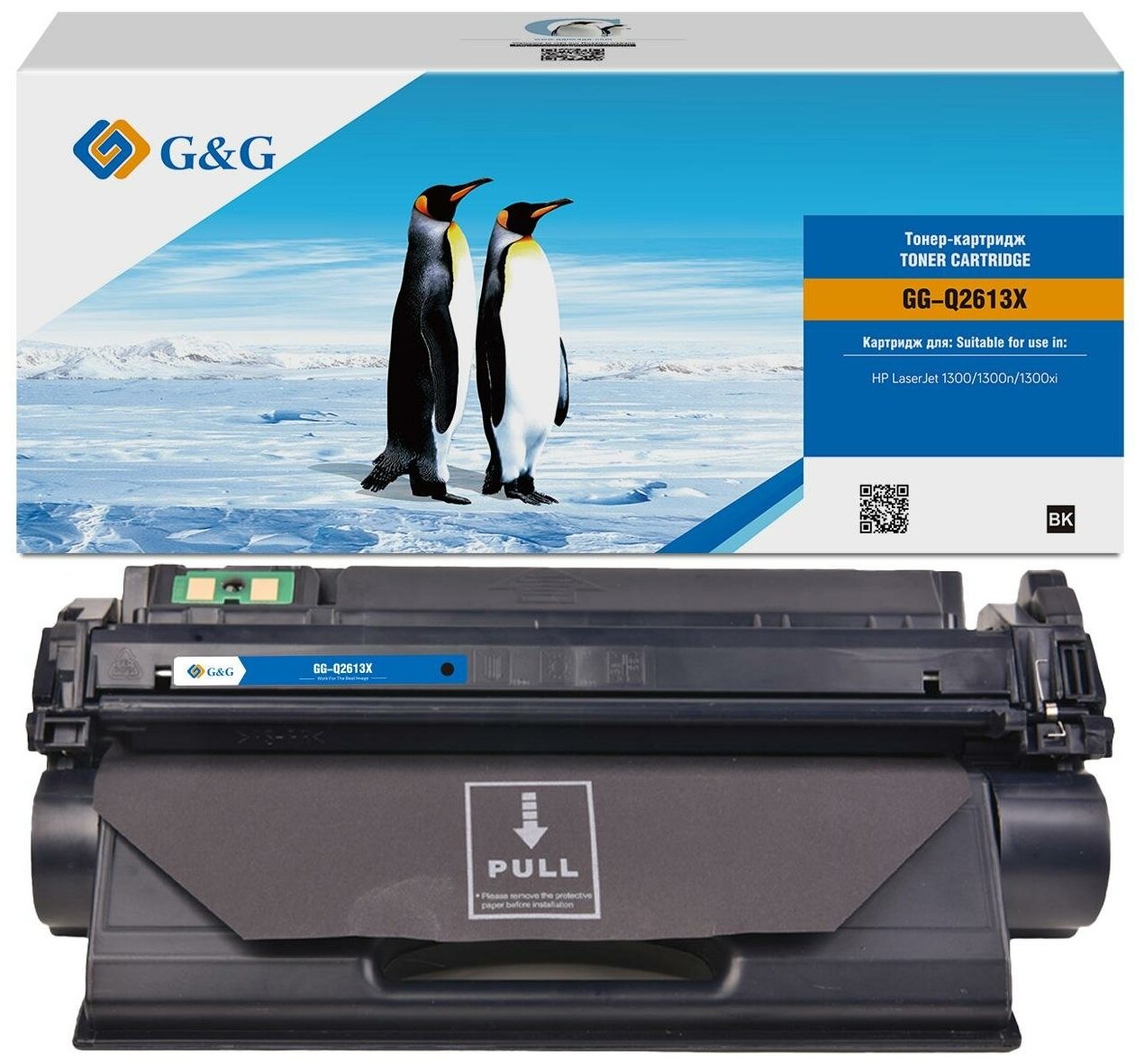 

Картридж лазерный G&G GG-Q2613X/NT-Q2613X (13X/Q2613X), черный, 4000 страниц, совместимый для LJ 1300/1300N/1000/1005/1200