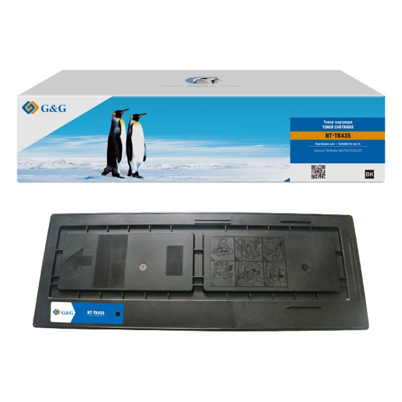 

Картридж лазерный G&G GG-TK435/NT-TK435 (TK-435/1T02KH0NL0), черный, 15000 страниц, совместимый для Kyocera TASKalfa 180/181/220/221