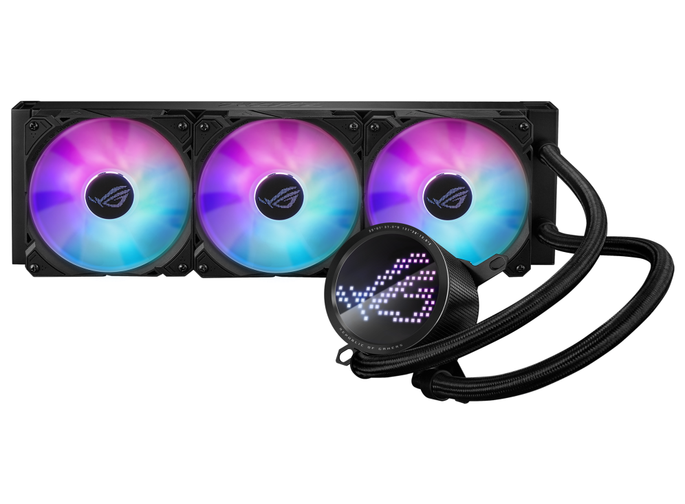 Жидкостное охлаждение Asus ROG RYUO III 360 ARGB, 3x120 мм (90RC00I1-M0UAY0)