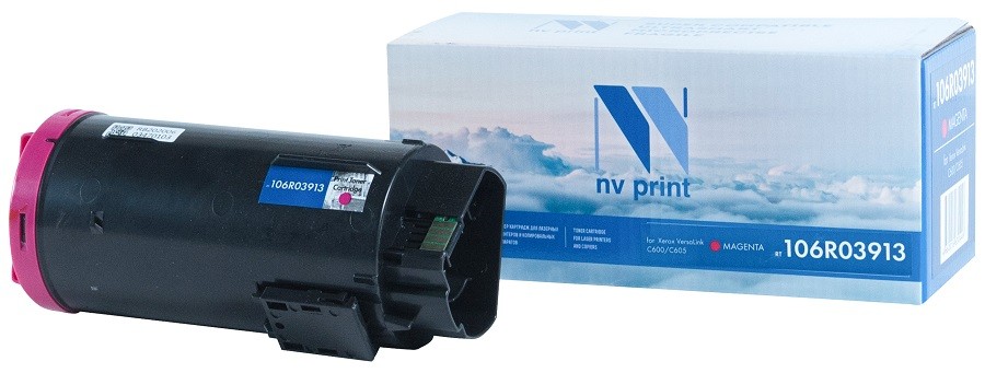 

Картридж лазерный NV Print NV-106R03913 (106R03913), пурпурный 10100 страниц, совместимый, для Xerox VersaLink C600/C605