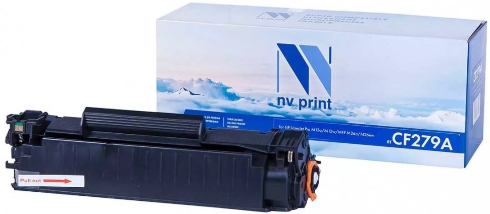 

Картридж лазерный NV Print NV-CF279A (79A/CF279A), черный, 1000 страниц, совместимый для LJP M12a/M12w/MFP M26a/M26nw