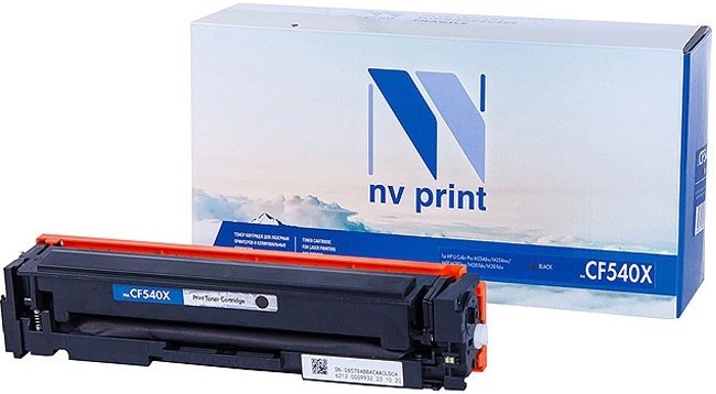 

Картридж лазерный NV Print NV-CF540XBk (203X/CF540X), черный, 3200 страниц, совместимый для CLJ Pro M254dw/M254nw/MFP M280nw/M281fdn/M281fdw