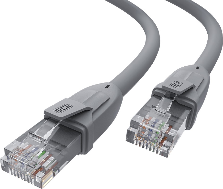 

Патч-корд UTP кат.6, 20 м, RJ45-RJ45, серый, Greenconnect (GCR) GCR-52599 (GCR-52599), GCR-52599