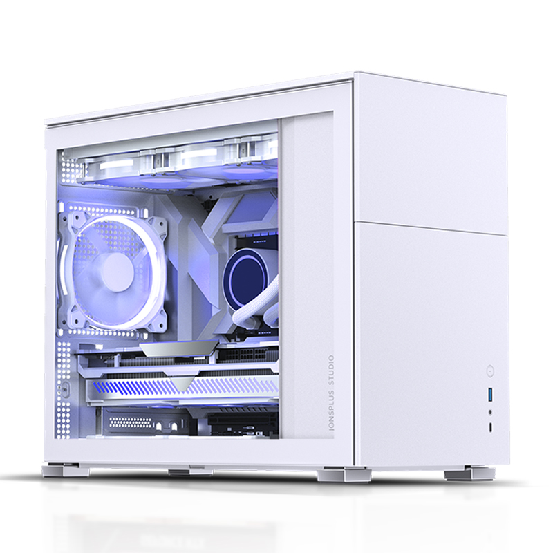 

Корпус JONSBO D31 STD, mATX, Mini-Tower, USB 3.0, USB Type-C, белый, без БП (PCC_JB_D31 White), D31 STD