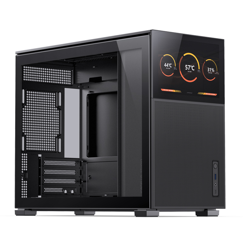 

Корпус JONSBO D31 MESH SCREEN, mATX, Mini-Tower, USB 3.0, USB Type-C, черный, без БП (D31 MESH SC BLACK), D31 MESH SC