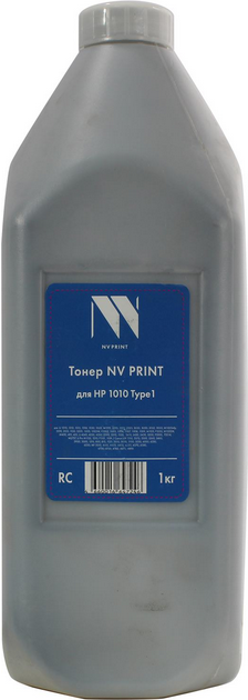 

Тонер NV Print Type1, бутыль 1 кг, черный, совместимый для LJ 1010 (695531), Type1