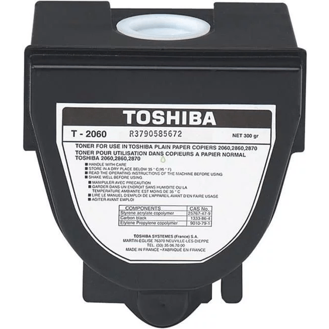 Картридж лазерный Toshiba T-2060D, черный, 7500 страниц, оригинальный для Toshiba 2060/2860/2870