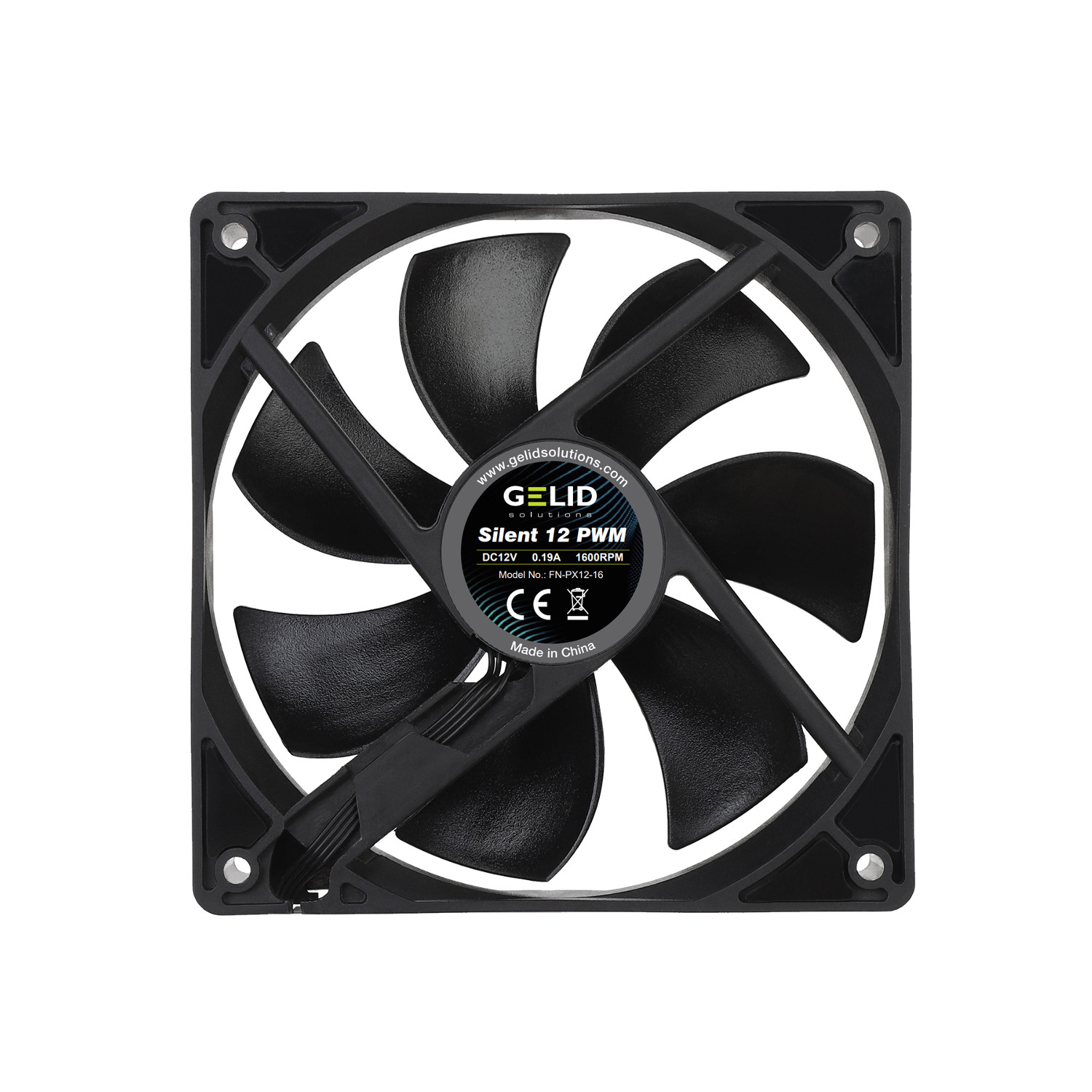 

Вентилятор GELID Solutions Silent 12 PWM, 120 мм, 1600rpm, 25.5 дБ, 4-pin PWM, 1шт (FN-PX12-16), Silent 12 PWM