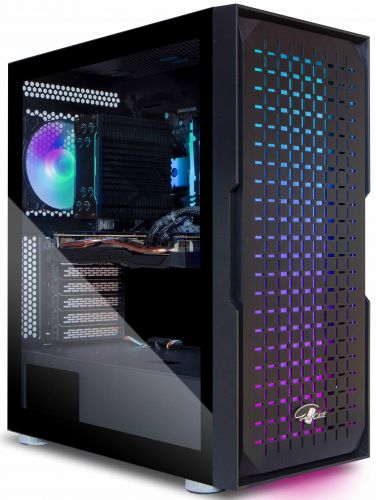 Корпус Eurocase SURTUR, ATX, Midi-Tower, USB 3.0, RGB подсветка, черный, без БП (Eurocase SURTUR)