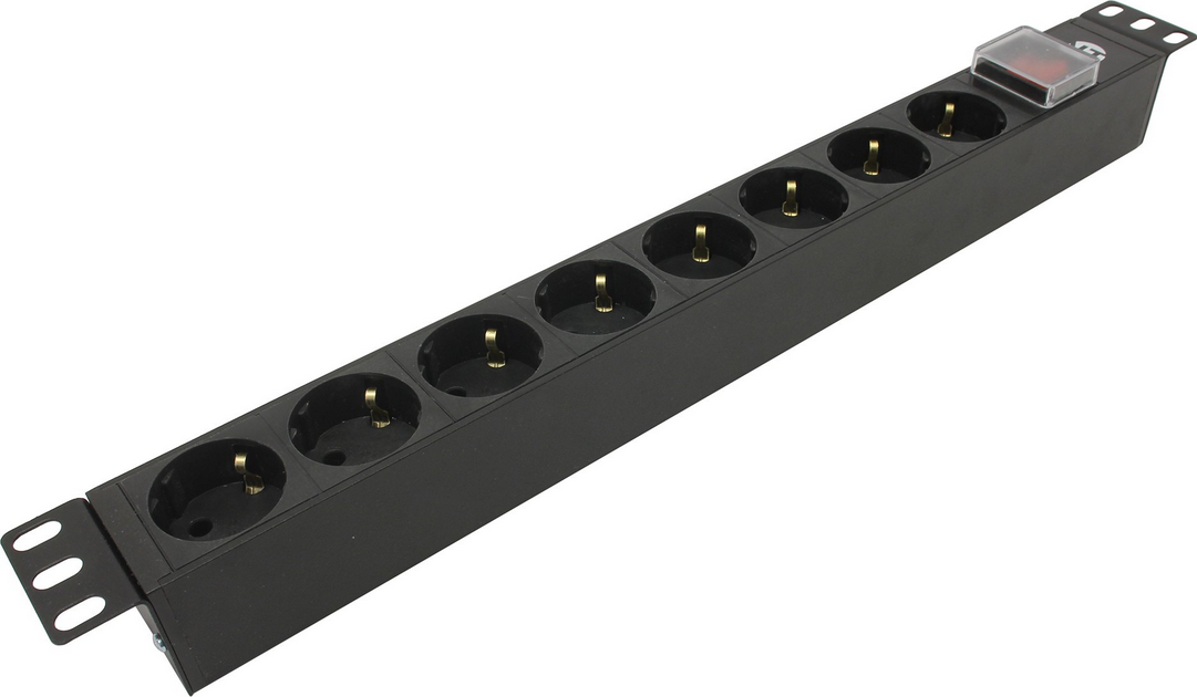 

Блок розеток (PDU) NT SOC.BR 230.10B-8S-С14 B, 1U, кол-во розеток:8 (8xЕвро), 10А, черный (SOC.BR 230.10B-8S-С14 B), SOC.BR 230.10B-8S-С14 B