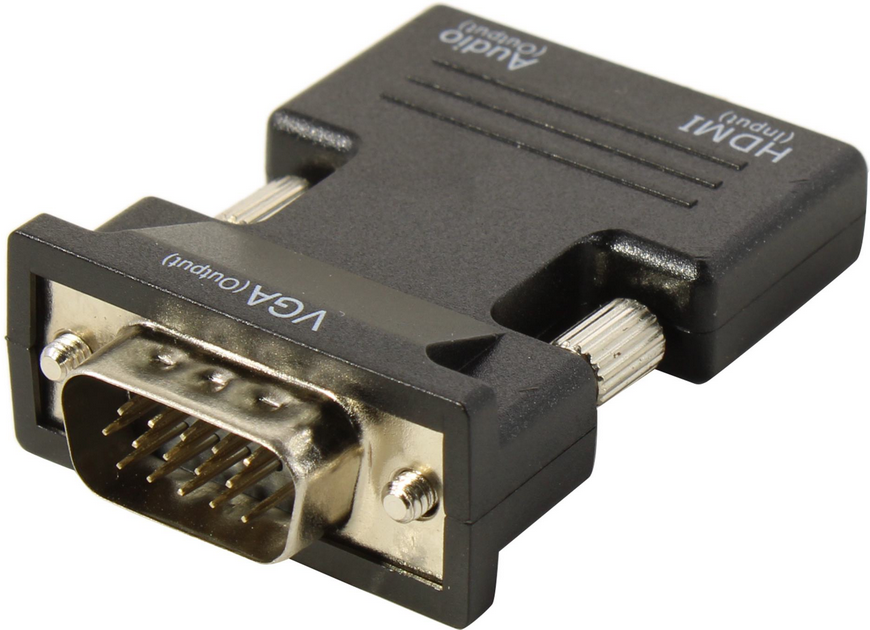 

Переходник (адаптер) HDMI(19F)-VGA(15M), черный ORIENT C105 (706298), C105