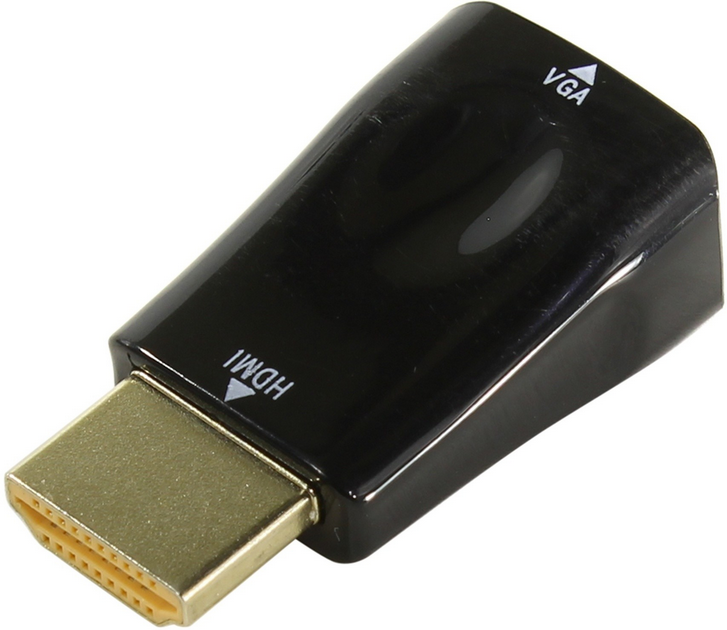 

Переходник (адаптер) HDMI(m)-VGA(15F), черный ORIENT C116 (335051), C116