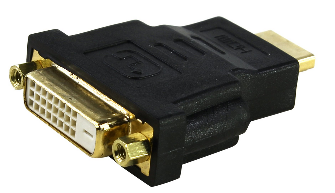 

Переходник (адаптер) HDMI(19M)-DVI-D(25F), черный ORIENT C484 (150316), C484