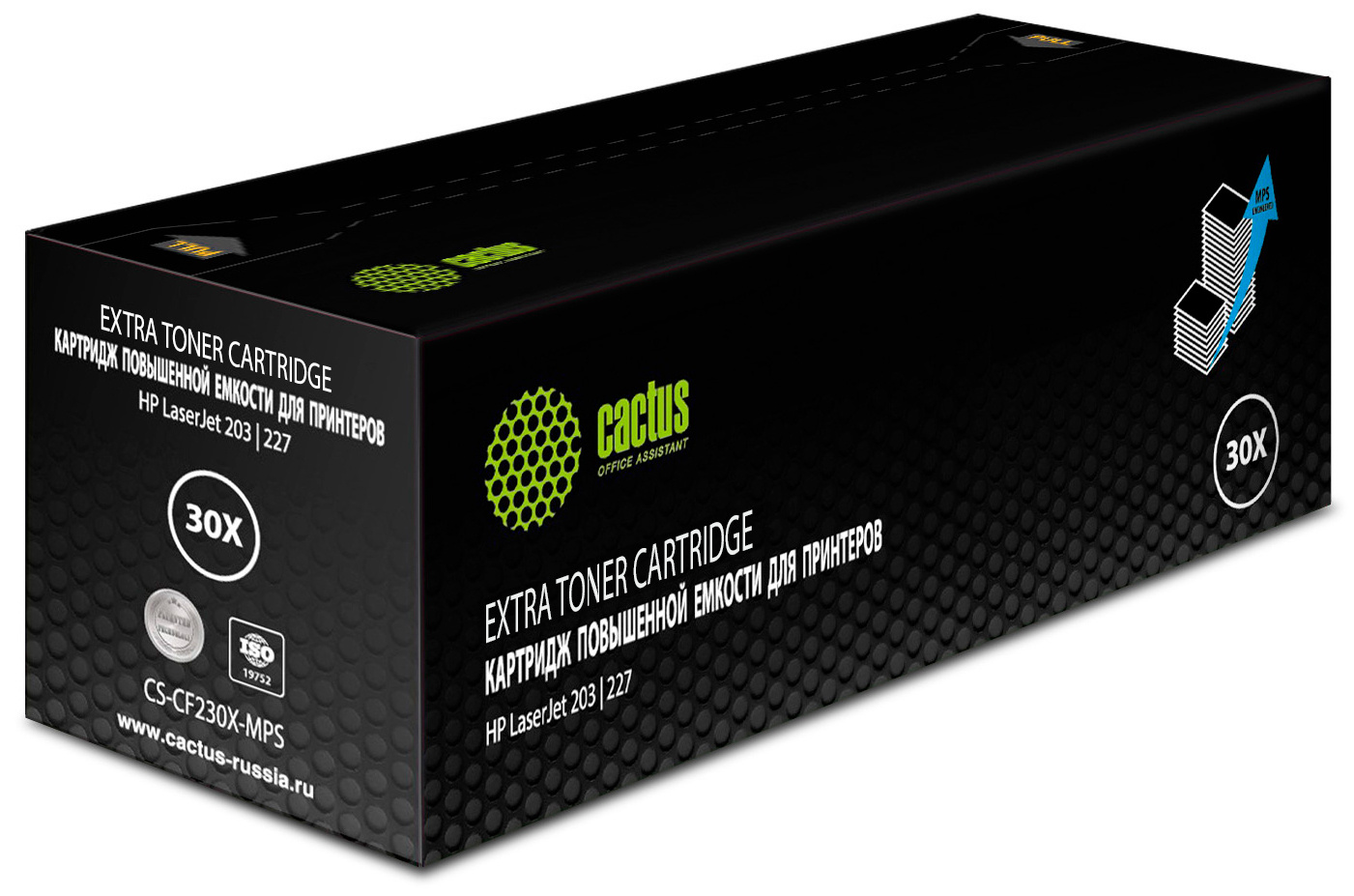 

Картридж лазерный Cactus CS-CF230X-MPS (CF230X-MPS), черный, 5000 страниц, совместимый для LJ 203/227