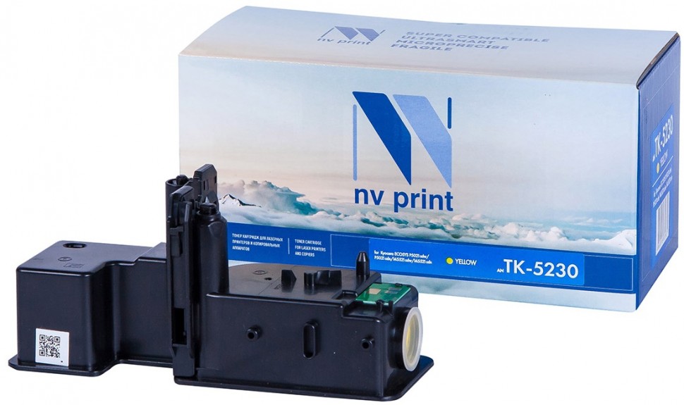 

Картридж лазерный NV Print NV-TK5230Y (TK-5230Y/1T02R9ANL0), желтый, 2200 страниц, совместимый для Kyocera ECOSYS P5021cdw/P5021cdn/M5521cdw/M5521cdn