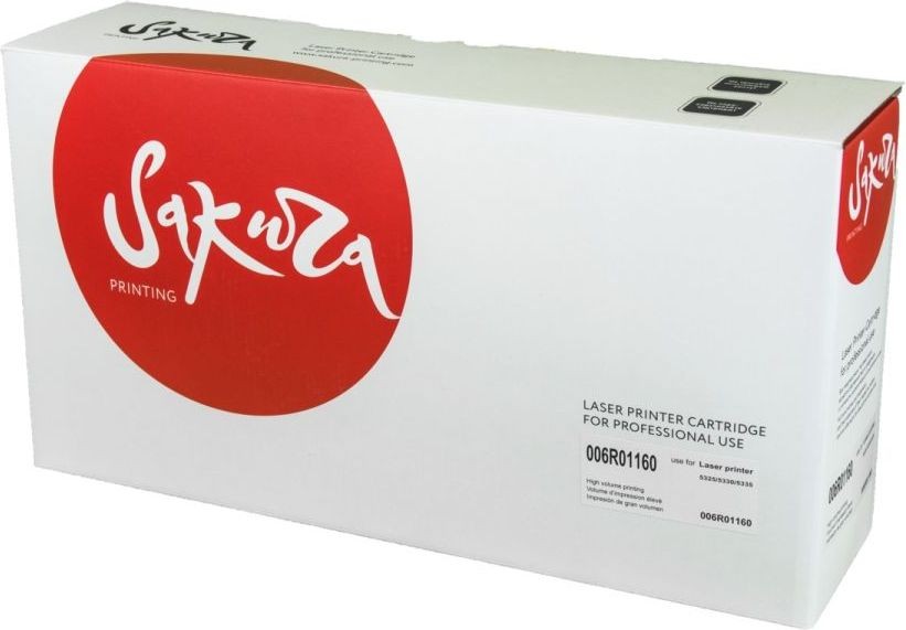 

Картридж лазерный SAKURA SA006R01160 (006R01160), черный, 30000 страниц, совместимый, для Xerox WC 5325/5330/5335