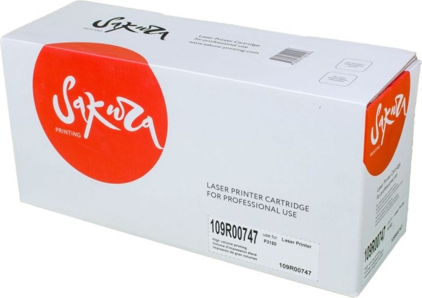 

Картридж лазерный Sakura SA109R00747 (109R00747), черный, 5000 страниц, совместимый для Xerox P3150