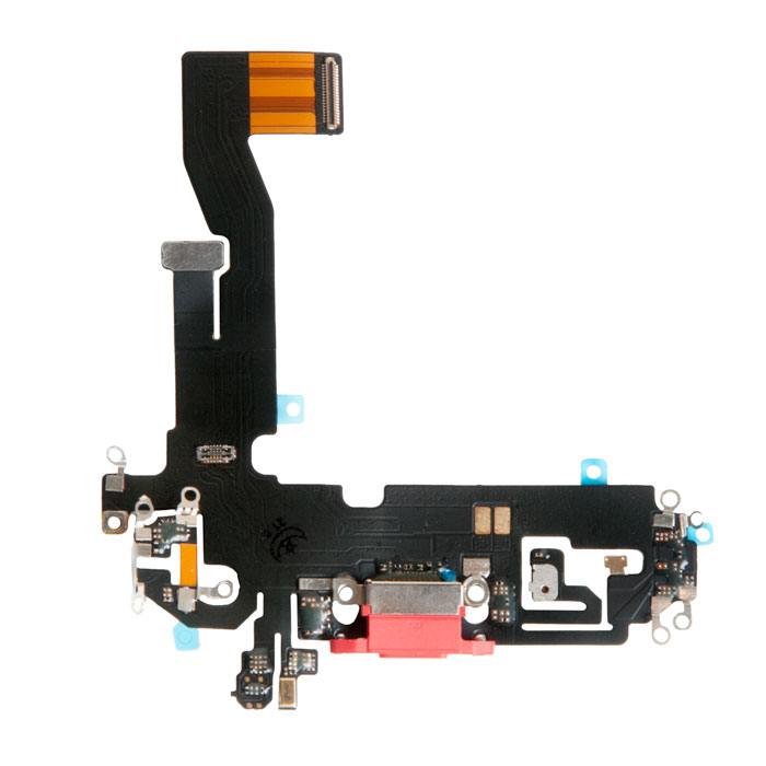

Шлейф (плата) с разъемом зарядки для Apple iPhone 12, красный (835055)