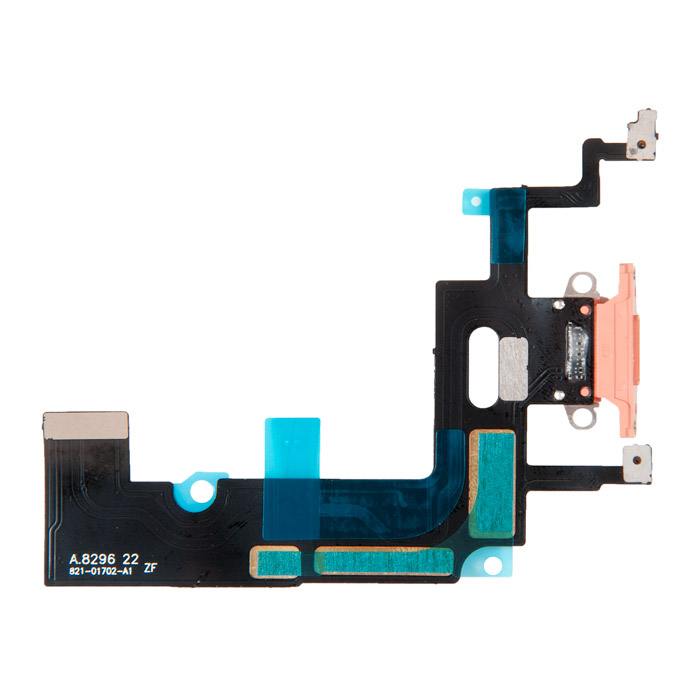 

Шлейф (плата) с разъемом зарядки для Apple iPhone XR, розовый (685951)