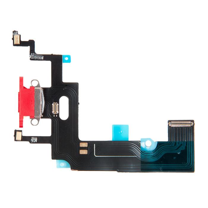 

Шлейф (плата) с разъемом зарядки для Apple iPhone XR, красный (685950)