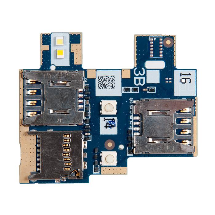 

Плата с разъемом sim и microSD для Asus ZB551KL (705507)