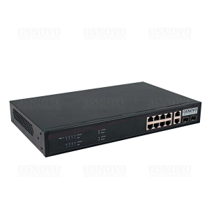 

Коммутатор Osnovo SW-60822/B(150W), кол-во портов: 8x100 Мбит/с, кол-во SFP/uplink: combo RJ-45/SFP 2x1 Гбит/с, установка в стойку, PoE: 8x30 Вт (макс. 150 Вт), SW-60822/B(150W)