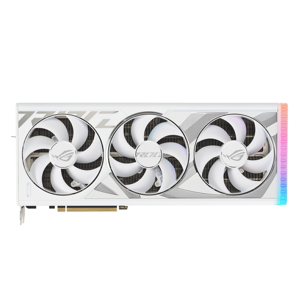 

Видеокарта ASUS NVIDIA GeForce RTX 4080 ROG STRIX, 16Gb DDR6X, 256 бит, PCI-E, 2HDMI, 3DP, Retail (ROG-STRIX-RTX4080-16G-WHITE), ROG STRIX