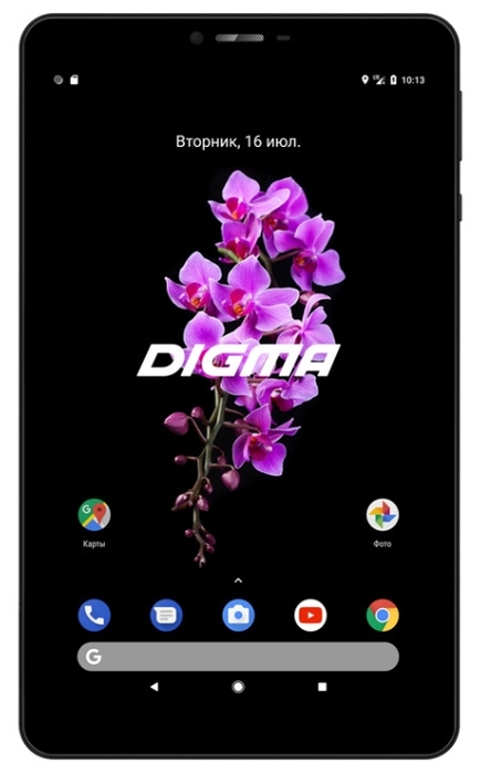 Планшет Digma CITI Octa 80 8" 1920x1200 IPS, Spreadtrum SC9863, 4Gb RAM, 64Gb, 3G/4G LTE, WiFi, BT, 4000mAh, Android 9.0, черный (CS8218PL) б/у, трещина в правой нижней части экрана, комплект: полный