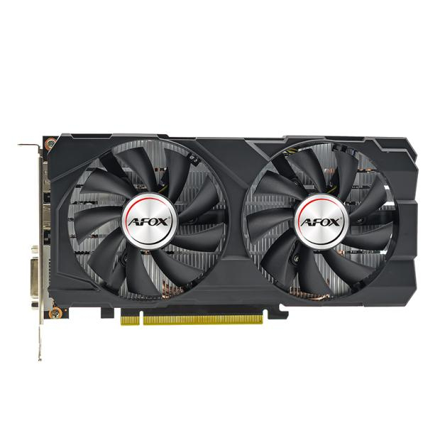 Видеокарта AFOX NVIDIA GeForce GTX 1660 Ti Dual, 6Gb DDR6, 192 бит, PCI-E, DVI, HDMI, DP, Retail (AF1660TI-6144D6H4)