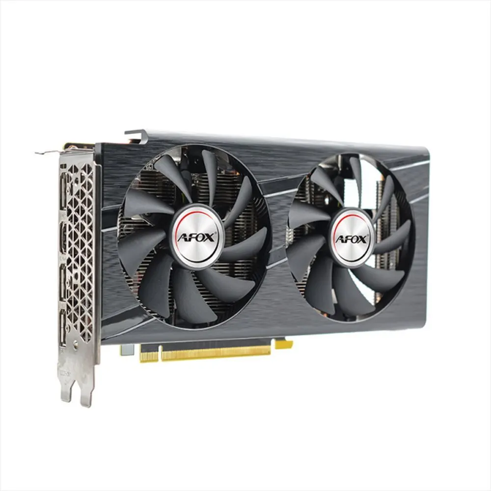 

Видеокарта AFOX NVIDIA GeForce RTX 2060 Dual, 6Gb GDDR6, 192 бит, PCI-E, DVI, HDMI, DP, Retail (AF2060-6144D6H4-V2), Dual