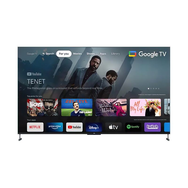 Телевизор 98" TCL 98C731, 3840x2160, HDMIx4, USBx2, WiFi, Smart TV, черный (98C731)