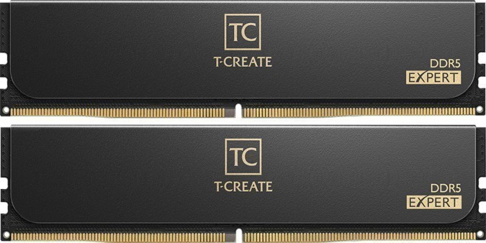 

Комплект памяти DDR5 DIMM 64Gb (2x32Gb), 6000MHz, CL34, 1.3 В, Team Group, T-Create Expert (CTCED564G6000HC34BDC01) Retail, CTCED564G6000HC34BDC01