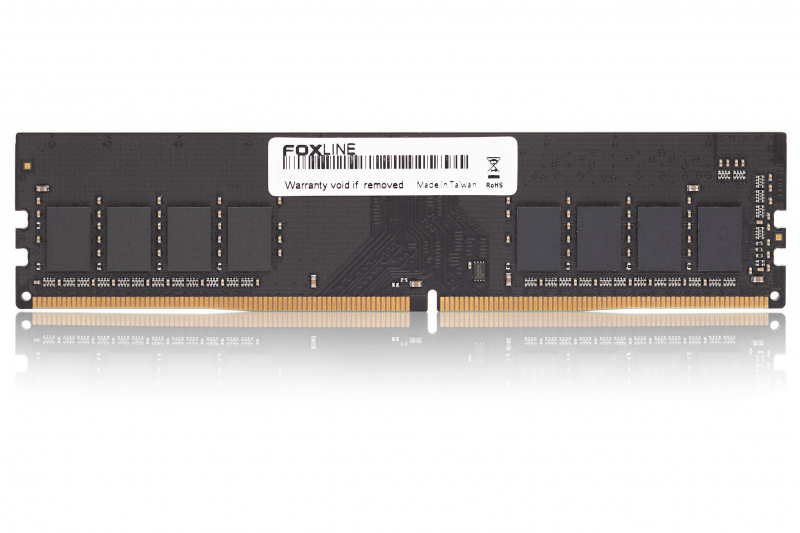 

Память DDR4 DIMM 8Gb, 3200MHz, CL22, 1.2 В, Foxline (FL3200D4U22-32G_RTL) Retail, FL3200D4U22-32G