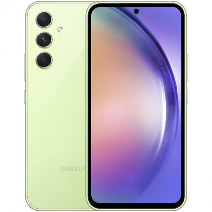 

Смартфон Samsung Galaxy A54 5G, 6.4" 1080x2400 Super AMOLED, Samsung Exynos 1380, 8Gb RAM, 256Gb, 3G/4G/5G, NFC, Wi-Fi, BT, 3xCam, 2-Sim, 5100 мА⋅ч, USB Type-C, Android 13, зеленый (SM-A546ELGDMEA), Galaxy A54 5G