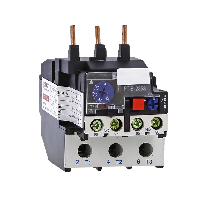 

Реле тепловое EKF РТЭ 2355 30-40А, черный (rel-2355-30-40), РТЭ 2355 30-40А