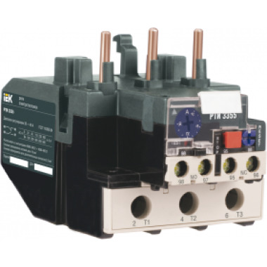 

Реле тепловое IEK РТИ 3359 48-65А, черный (DRT30-0048-0065), РТИ 3359 48-65А