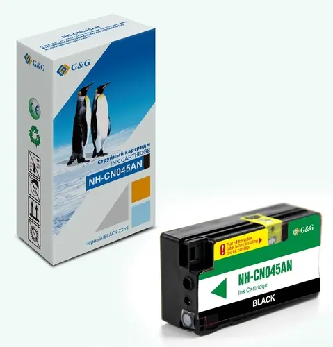 

Картридж струйный G&G NH-CN045AN (950XL/CN045AN), черный, совместимый, 73мл, для DJ Pro 8100/8600