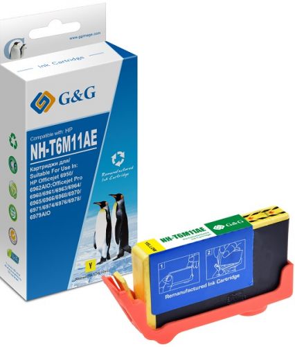 

Картридж струйный G&G NH-T6M11AE (903XL/T6M11AE), желтый, совместимый, 10 мл, для OJ Pro 6950/6960/6970