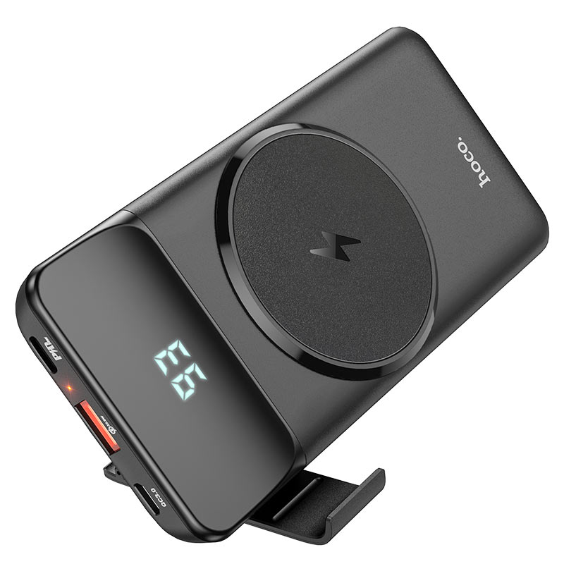 

Портативный аккумулятор (Powerbank) Hoco J76, 10 А·ч, 1xUSB, 3A, Type-C, QC, PD, QI, черный, J76