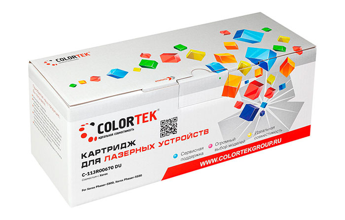 Драм-картридж (фотобарабан) лазерный Colortek CT-013R00670 (013R00670), черный, совместимый, для Xerox WC5019/5021 - фото 1