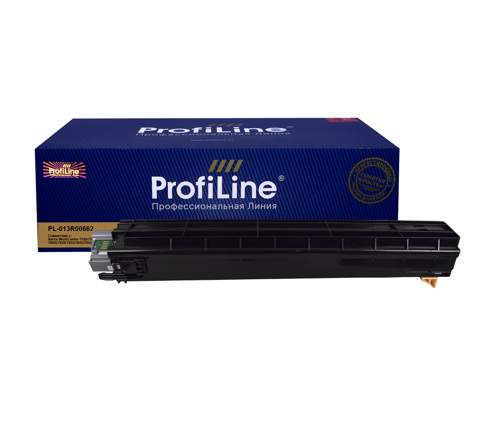 

Драм-картридж (фотобарабан) лазерный ProfiLine PL-013R00662 (013R00662), черный, 125000 страниц, совместимый для Xerox WorkCentre 7525/7530/7535/7545/7556/7800/7800i/7830/7835/7845/7855/7970/7970i, PL-013R00662