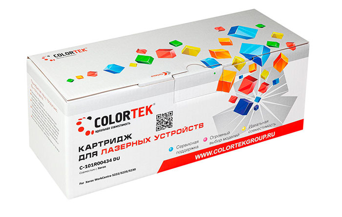 

Драм-картридж (фотобарабан) лазерный Colortek СТ-101R00434 (101R00434), совместимый, для Xerox, СТ-101R00434