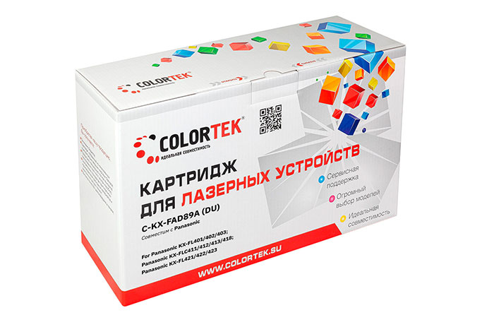 

Драм-картридж (фотобарабан) лазерный Colortek СТ-KX-FAD89A (KX-FAD89A), совместимый, для Panasonic, СТ-KX-FAD89A