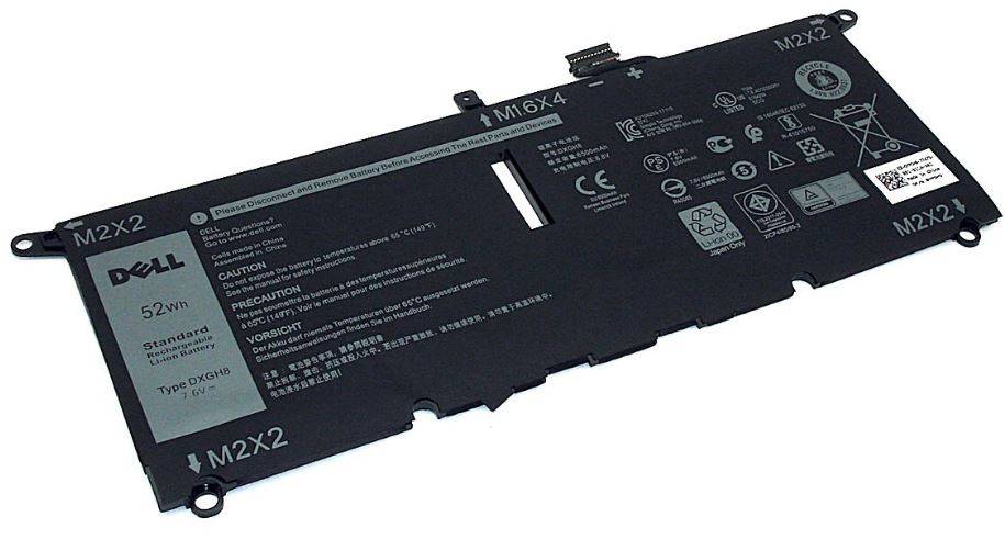 

Аккумуляторная батарея Dell 0H754V оригинальная для Dell, 7.6 В, 52Wh, черный, техническая упаковка (0H754V-SP), 0H754V