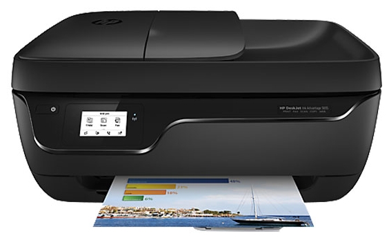 МФУ струйный HP Deskjet Ink Advantage 3835, A4, цветной, 20стр/мин (A4 ч/б), 16стр/мин (A4 цв.), 1200x1200dpi, АПД-35 листов, факс, Wi-Fi, USB (F5R96C)