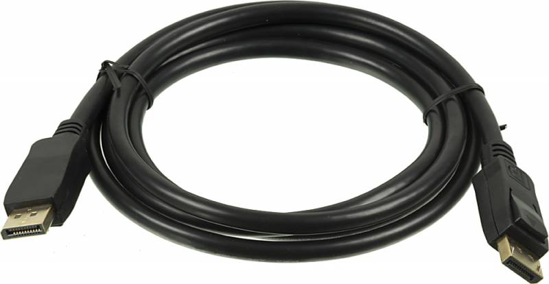 

Кабель DisplayPort(20M)-DisplayPort(20M) 4K, 8K, экранированный, 1.8 м, черный Ningbo (840964)