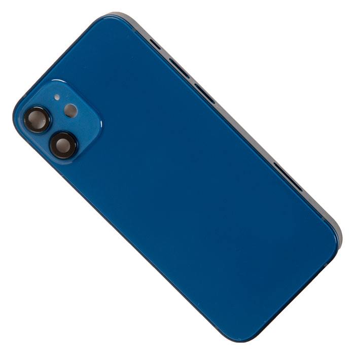 

Задняя крышка в сборе с рамкой для Apple iPhone 12 Mini, синий (841604)